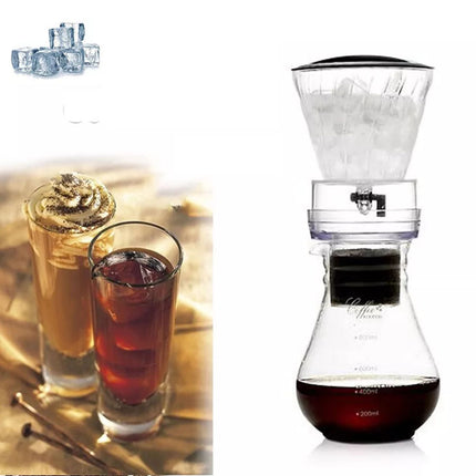 800ML Glass Coffee Pot Dutch Coffee Cold Brew Ice Drip Coffee Maker