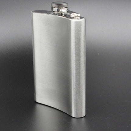 2 X 9oz Stainless Steel Whisky Pocket Flask Hip Liquor Alcohol Bottle