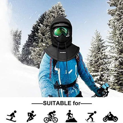 Cycling Full Face Mask Unisex Winter Mask Thermal Fleece Balaclava Ski