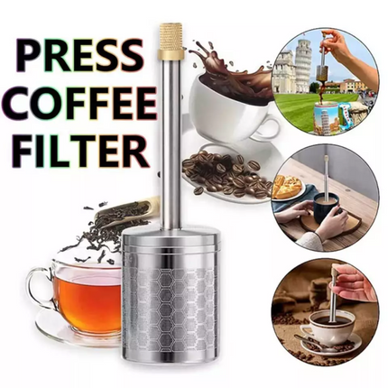 Portable Travel Coffee Brewer Final press Reusable Coffee Filter Coffee Maker