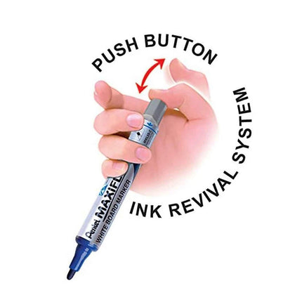 Whiteboard Marker with Magnetic Eraser Set of 4 Assorted YMWL5-4E