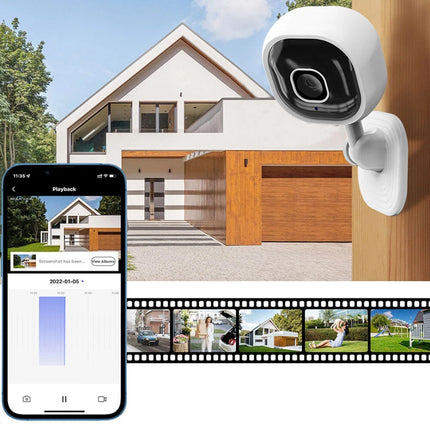 1080P Indoor Security Camera Monitor Night Vision Baby Wireless IPWiFi Smart