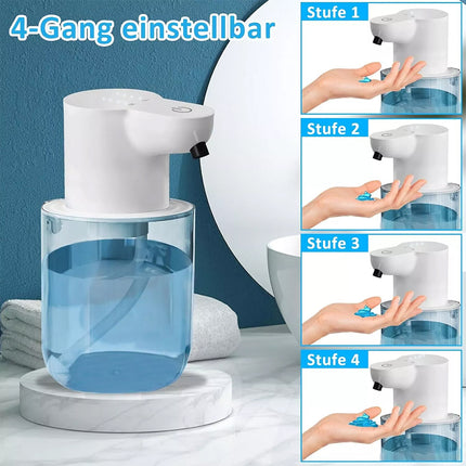400ml Automatic Foaming Soap Dispenser, Touchless Dispenser USB Rechargeable