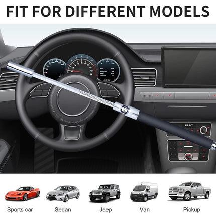 Car Steering Wheel Lock Anti Theft Security Wheel Clamp Extendable Heavy Duty