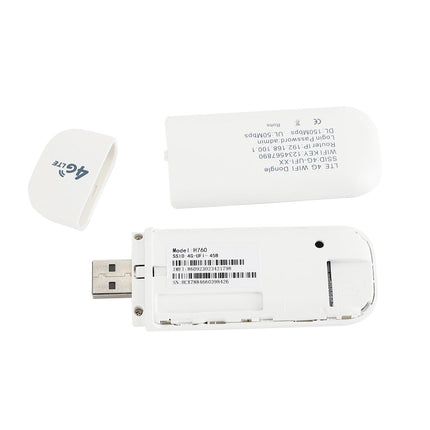 4G LTE Wireless Router WiFi Mobile Broadband Modem USB Dongle Unlocked White