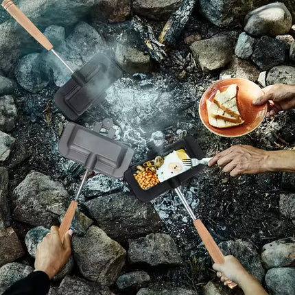 Sandwich Toastie Maker Toaster Machine Breakfast Non-Stick Camping Stove Toaster