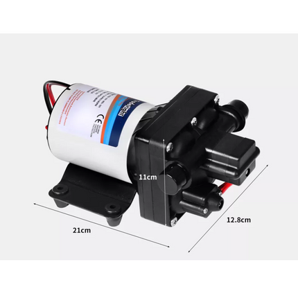12V Caravan Water Pump High Pressure Self-priming rv Camping Boat 70PSI 20.8L/M
