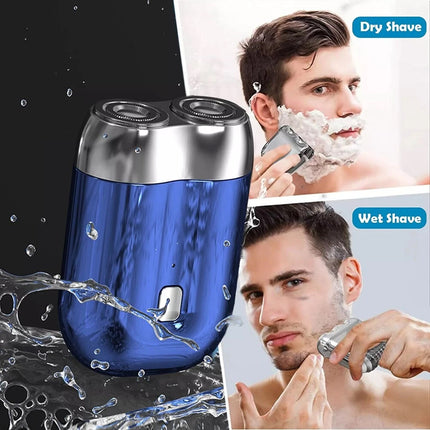 Upgrade Mini Pocket Shaver USB Mini Shavers for Men Rechargeable Waterproof