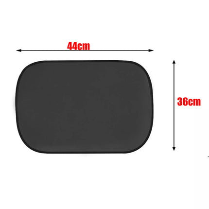 Retractable Car Windshield Sunshade, Automatic Sun Shade for Vehicle Sun Blocker (Sunshade+ 4PCS Side Mesh)