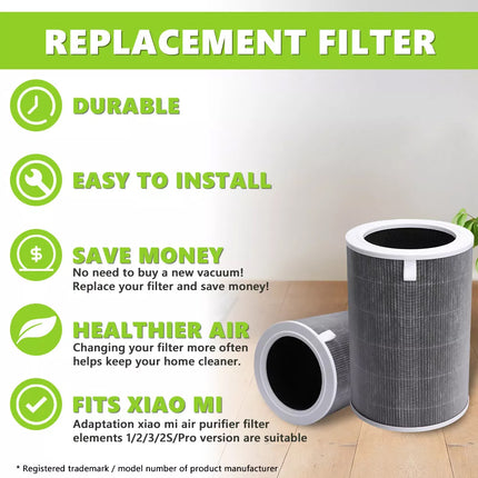 Filter Replacement for Xiaomi Mi Air Purifier 2 2S 2C 3 3H 3C Pro Class 13 AUS