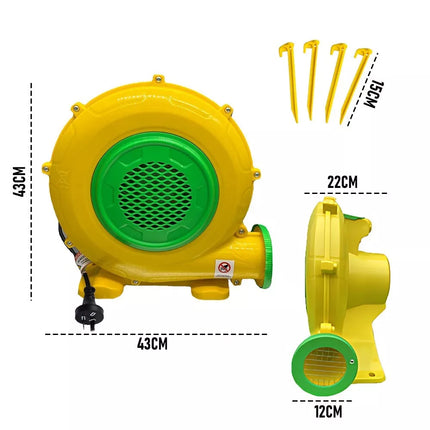 680W Air Blower SAA Approved Jumping Castle Inflatable Pump 240V 50dB Low Noise