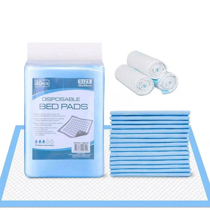 40PK Economy Adult Incontinence Disposable Bed Pads Pee Underpads 60 x 90cm