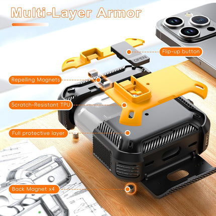 Apple Airpods Pro 3 (2025) Case Cover Heavey Duty Shockproof Protector Yellow