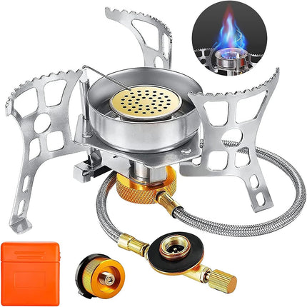 Portable Gas Propane Cooker Single Burner Outdoor Camping Picnic Windproof Stove
