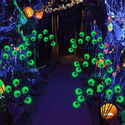 Halloween Solar Eyeball LighVN Outdoor Garden Halloween Decorative Scary Lights