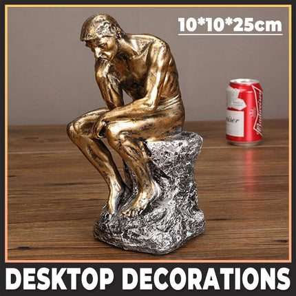 Modern Resin Statue Tabletop Figurine Home Decor Decorative Ornament Living Room