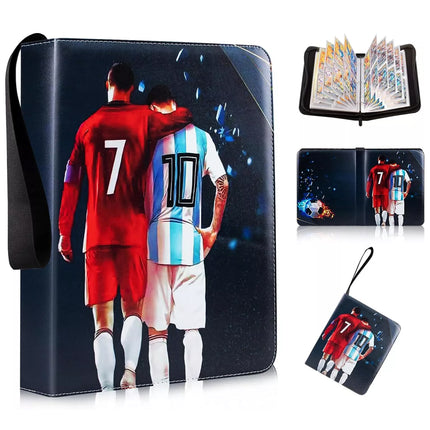 Soccer Football Star Player Card Box Album Holder Cards Album Binder 400 Slots Collection