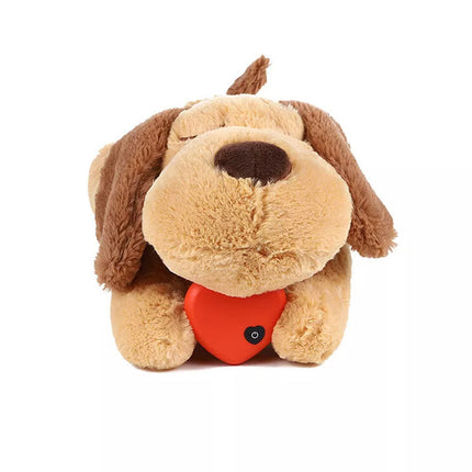 Pet Puppy Cat Soft Plush Toy Heartbeat Sleeping Buddy Dog Behavioral Anxiety Aid