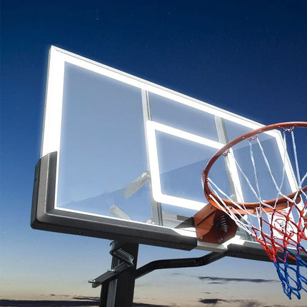 Professional Adjustable Height Basketball Hoop Stand Metal Portable 2.45m-3.05m