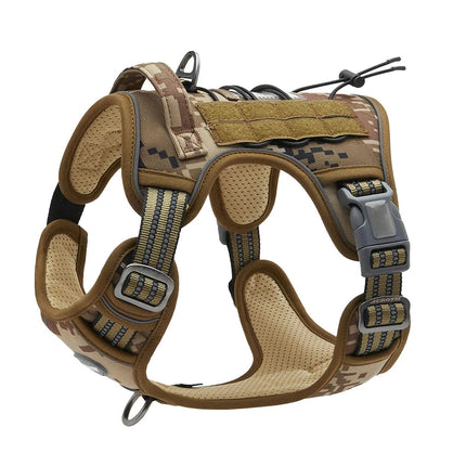 Dog Harness Tactical No Pull Adjustable Pet Military Working Training Vest