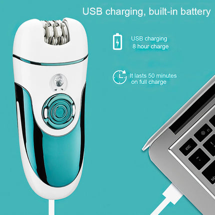 Women Epilator Painless Face Facial Hair Removal Cordless Electric Remover Body