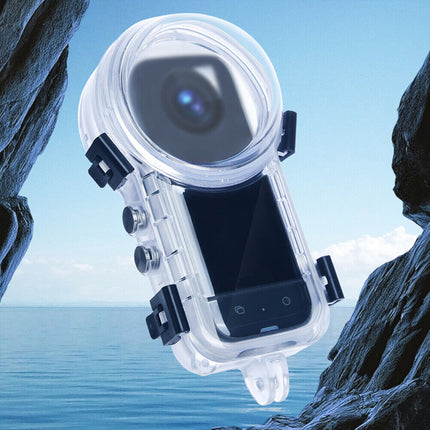 Invisible Dive Case Fit for Insta360 X4 Action Camera with Bracket Accessories