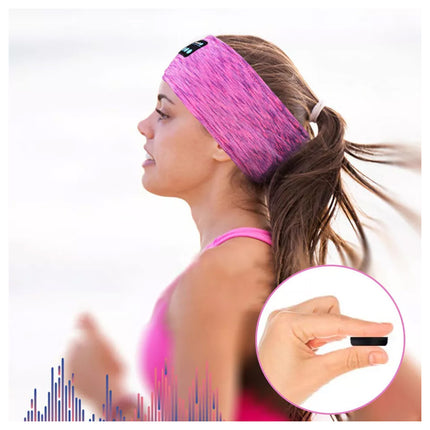 Wireless Bluetooth Headband Sleep Headphones Ultra-Soft Music for Side Running