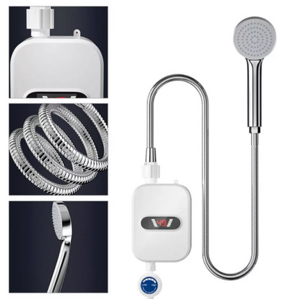 Mini Electric Instant Tankless Hot Water Heater Under Sink Shower Water System