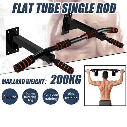 Wall Mounted Pull Up Bar Chin Up Strength Training Horizontal Bars Exercise