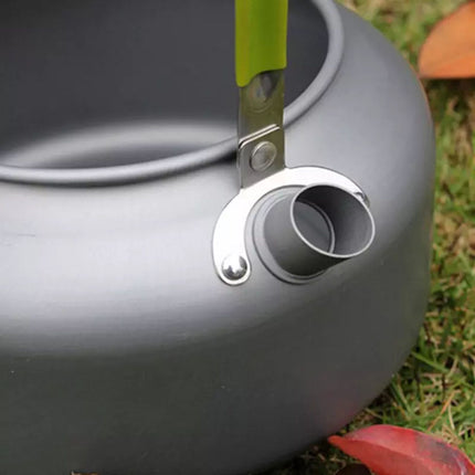 1.2L Outdoor Teapot Camping Hiking Portable Aluminum Kettle Coffee Pot