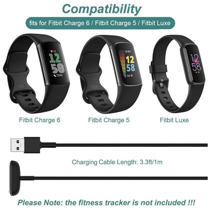 Fitbit Charge Luxe Watch Magnetic Charging Cable USB Cord Charger Dock