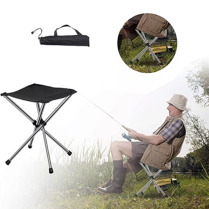 Portable Folding Stool Outdoor Fishing Camping Picnic Fishing Beach