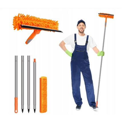 Shower Squeegee Bathroom Screen Glass Scraper Window Cleaning Wiper Home Cleaner