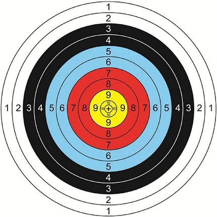 10 PCS 40cm Archery Paper Target Surface For Bow And Arrow Target Practice