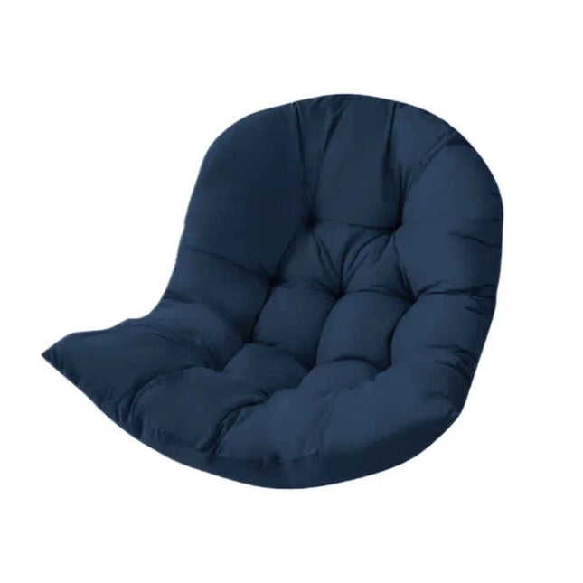 Large Hanging Egg Chair Cushion Sofa Swing Chair Seat Soft Cushions Pad Covers Navy Blue