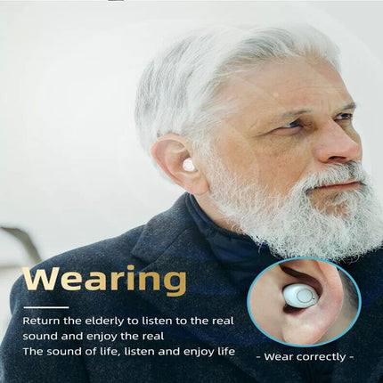 Digital Hearing Aids Invisible Noise Cancelling 16 Channels Sound Amplifier