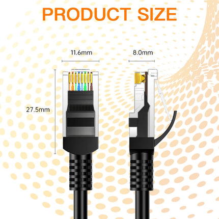 Ethernet Network Solid Copper Cable CAT6 LAN Internet Fast Router Data 10m