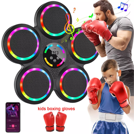 Wall Mounted Music Boxing Machine Smart Music Boxing Workout Machine Bluetooth