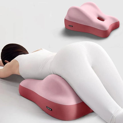 Couples Butt Cushion Multifunctional Back Waist Invisible Wedge Memory Pillow Pink