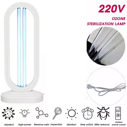 Large UVC UV Light Ozone Sterilize Germicidal Lamp Home Disinfection
