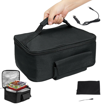 12V Portable Mini Microwave Heated Electric Lunch Box Food Warmer for Car