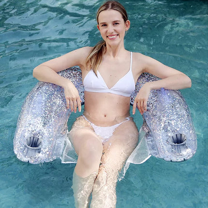 Inflatable Pool Float Chair Swimming Pool Floats Lounge Beach Water Sports
