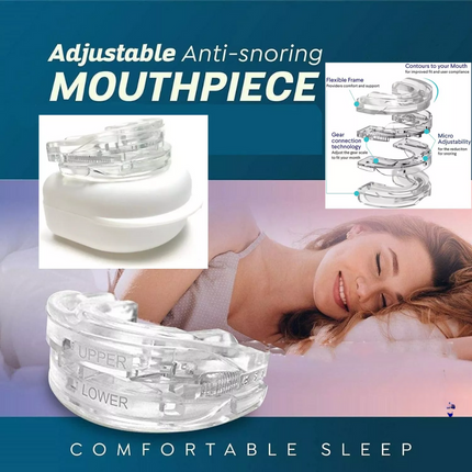 Anti Snore Mouthpiece Sleep Aids Mouth Guards Stop Snoring Adjustable Bruxisms