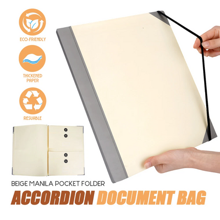 Accordion Storage Book Document Organizer For Home Office School HospitalCommand