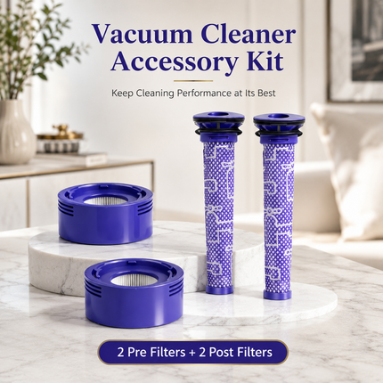 2Pcs For Dyson V8 V7 Vacuum Cleaner Pre Post Filter Replacement