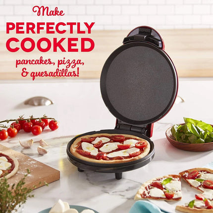 Electric Mini Pancake Maker Waffle Pizza Pan Cookies Eggs Breakfast Lunch Snack
