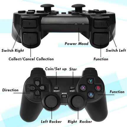 Retro Games Console 2.4G Wireless Video Game Stick 4K HDMI TV Gamepad