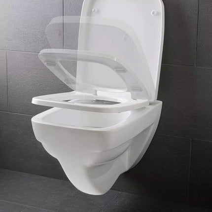Square Toilet Seat Soft Close Quick Release Easy Clean Toilet Seat Replacement