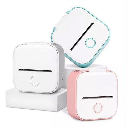 Mini Pocket Bluetooth Thermal Printer Wireless Photo Inkless Sticker