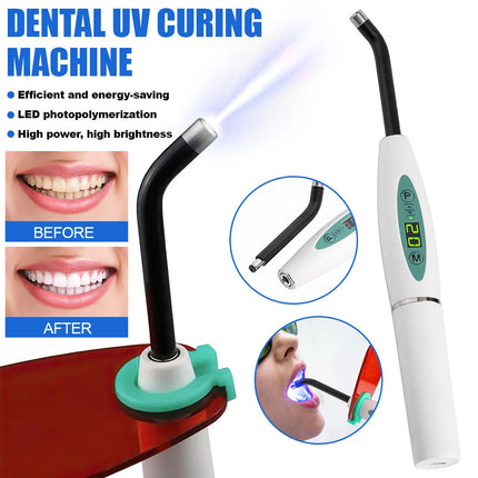 Rechargeable LED UV Dental Curing Light Cure Lamp Wireless Curing Machine Tool